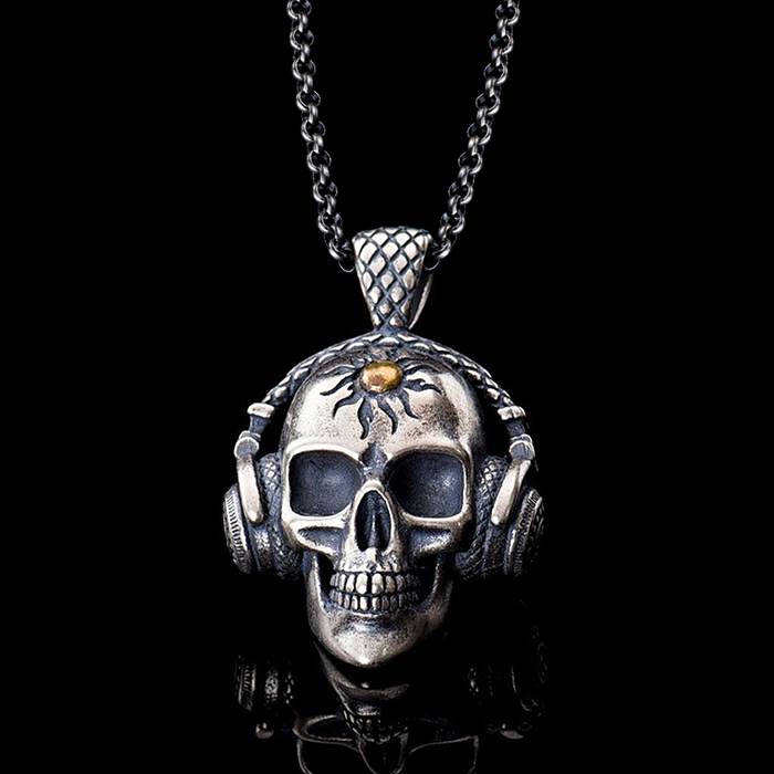 silver skull jewelry